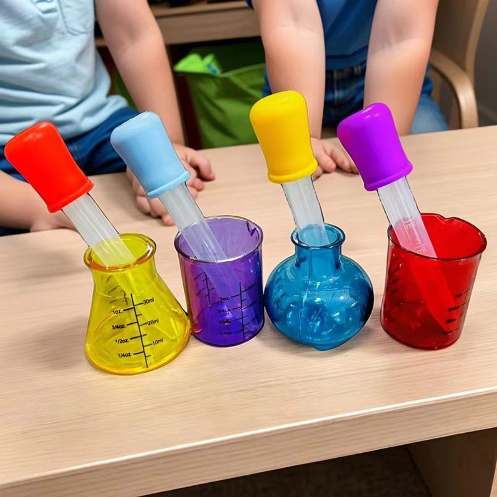 Sensory DIY Liquid Measure Tool Educational Science Experiment Cups Teaching Aid