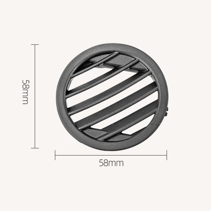 Air Conditioner Outlet Vent Shutter Car Dashboard Round AC Vent Outlet Grille Cover for Mercedes Benz X204 GLK Class 2009-2015