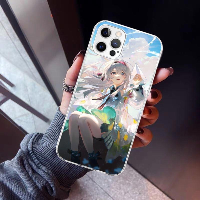 Honkai Star Rail Firefly Phone Case For iPhone 17 Air 11 13 Mini 14 15 Plus 16 12 Pro Max 16E SE 7 8 Pattern Soft TPU Back Cover