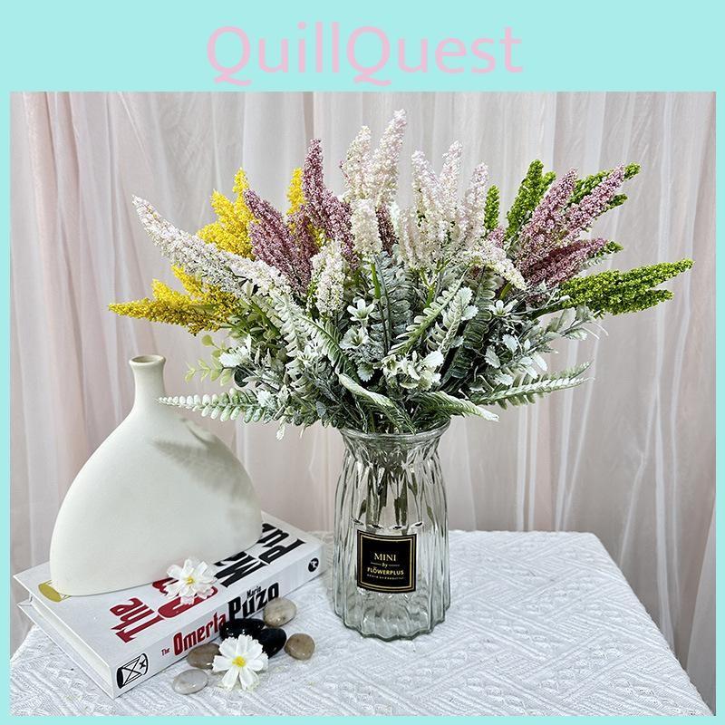 Euphrasia Ten Pectinata Plastic Faux Flower Plant For Home Decor And Event Use