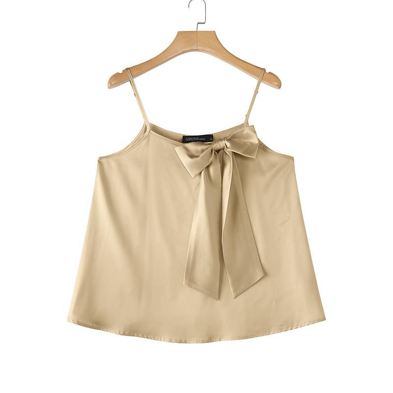 

ZANZEA Women Elegant Sleeveless Straps Slip Tanks Camisoles 2XL хакі