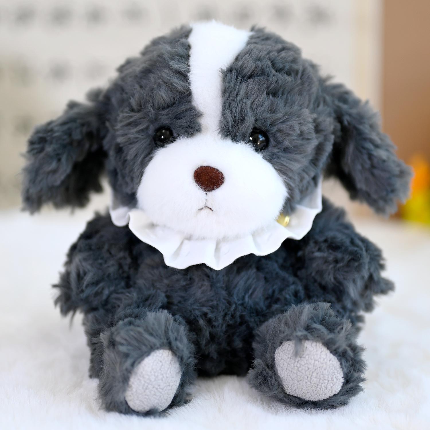 Border Collie & Bernese Mountain Dog Plush Toy: Soothing, Creative Children s Gift Doll 17cm-0.15kg