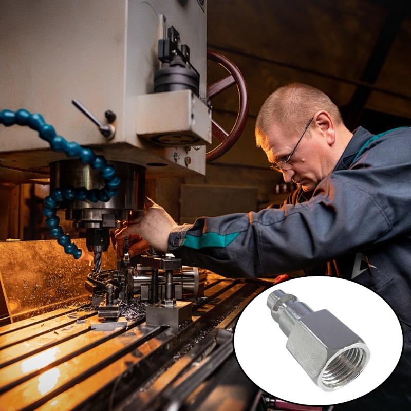 1/4inch Male/Female Thread Quick Coupling Connector Air Compressor Connector 1/4inch NPT Quick Coupler Easy to Install