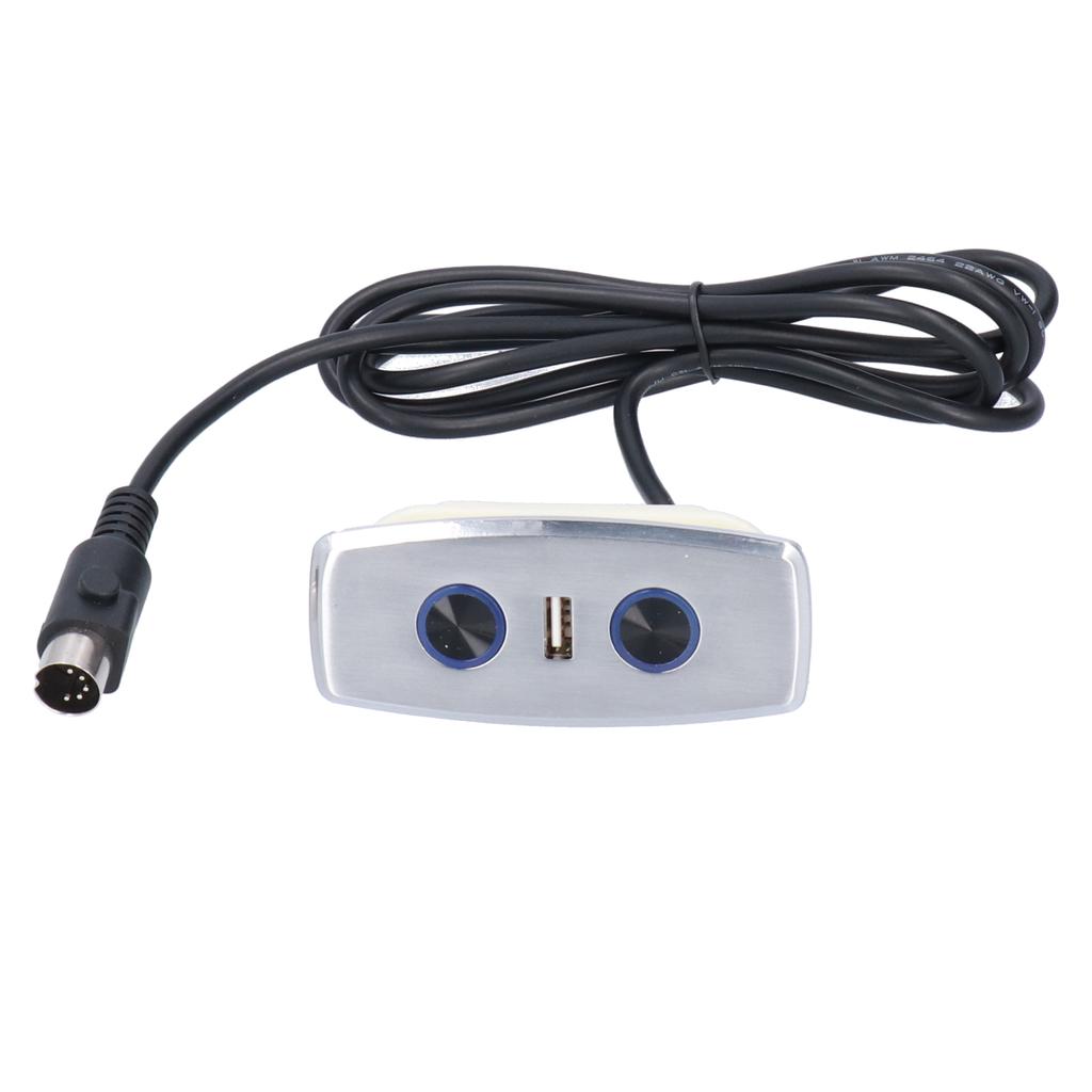 Electric Sofa Controller Zinc Alloy USB Port Power Recliner Hand Control for Lift Chairs