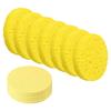 Uxcell Cellulose Round Kitchen Compressed Dishwashing Sponges for Bathroom Cleaning DIY Gold 20-Pack Sponges, Cleaner, Non-Scratch, Kitchen,