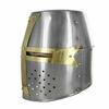 Medieval Roman Crusader Sugarloaf Helmet Steel Head Armor Helmet Reenactment LARP cosplay Warrior Helmet