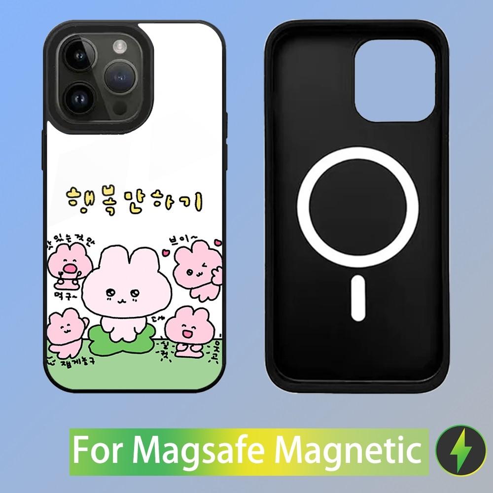 Korea G-Gosimperson Niedliche Handyhülle Für iPhone 15,14,13,12,11,Plus,Pro,Max Mini Magsafe Magnetische Kabellose Aufladung
