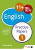 Buch 11+ English Practice Papers 1 : For 11+, Pre-test and Independent School Exams Including CEM, GL and ISEB