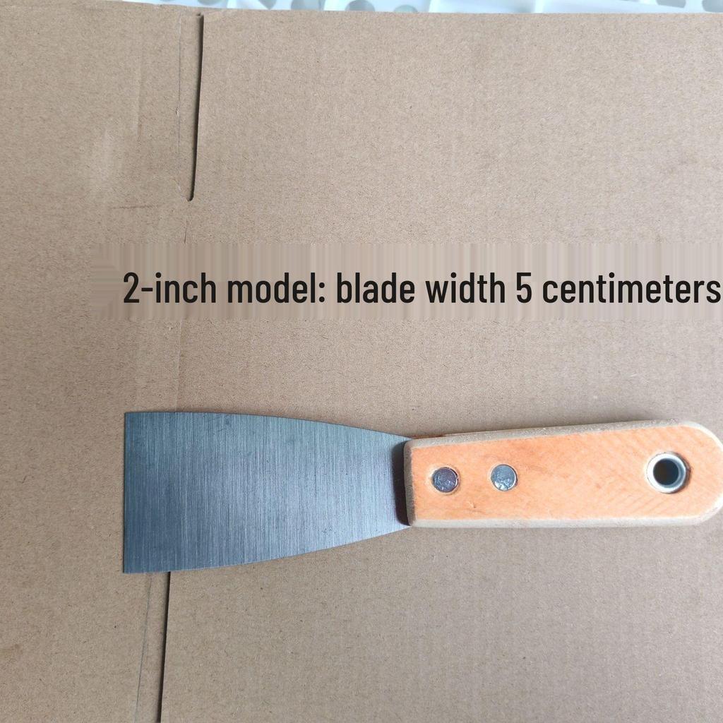 Multifunktionell Trähandtag Förtjockad Spackelspade och Skrapa