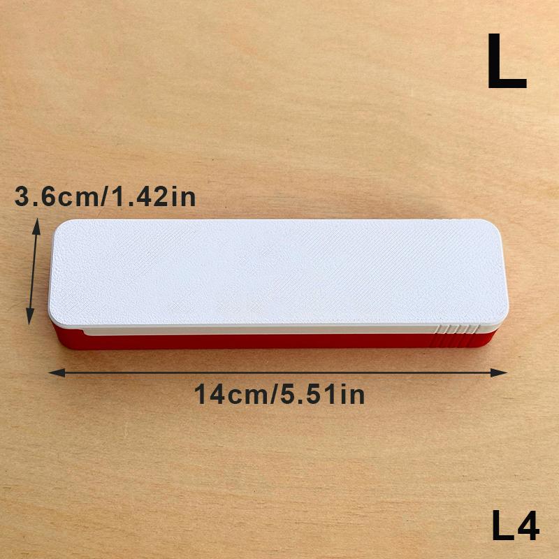 Convenient 7 Day Pill Organizer with Sliding Closure for Medication on the Go