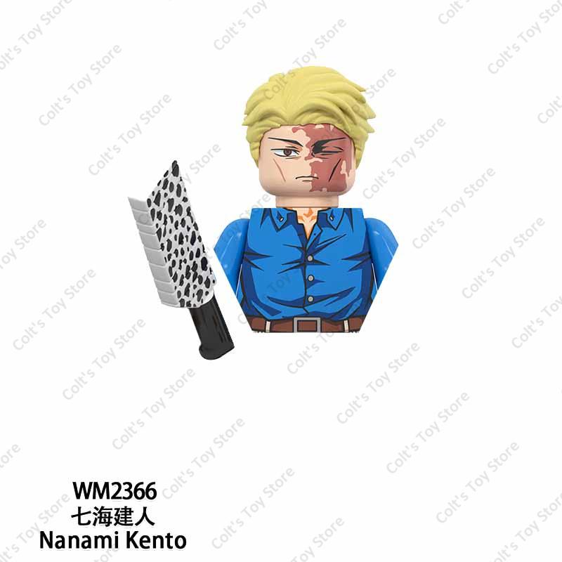 NEW Jujutsu Kaisen Toys Satoru Gojo Itadori Yuji Mini Action Figures Building Blocks Classic Japan Anime Dolls Model Kids Gifts