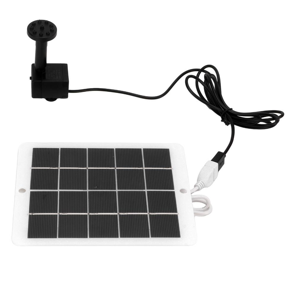 Auto Shut Off Solar Water Pump 120L/H Solar Pump Durable Solar Water Fountain Pump  Outdoor Pond