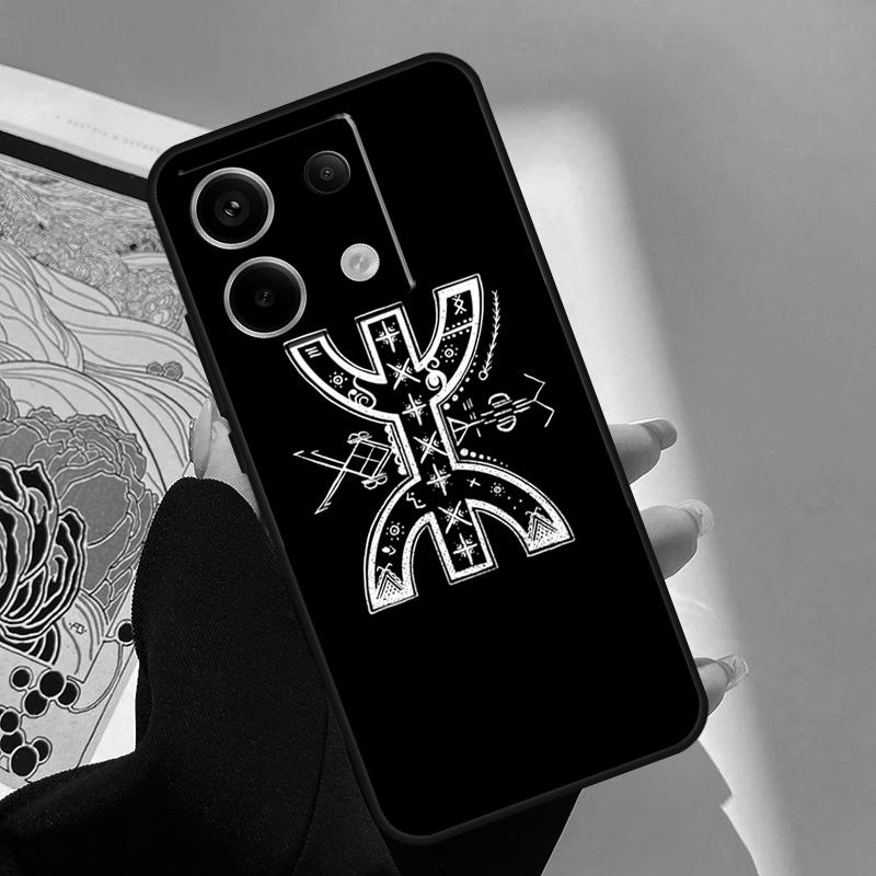 Amazigh Berber Symbol Case For Xiaomi Redmi Note 14 12 11 9 10 13 Pro 9S 10S 11S 12S Redmi 13C 10C 12C 14C Cover