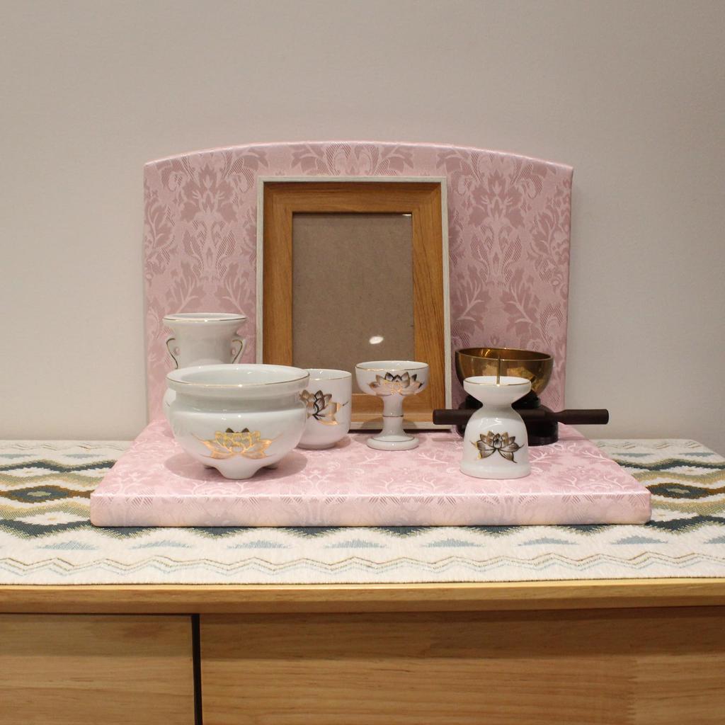 Modern Buddhist Altar, Mini Buddhist Altar, Modern Open Buddhist Altar, Personal Memorial Altar, Natural Wood Memorial Altar, Wide Buddhist Altar,