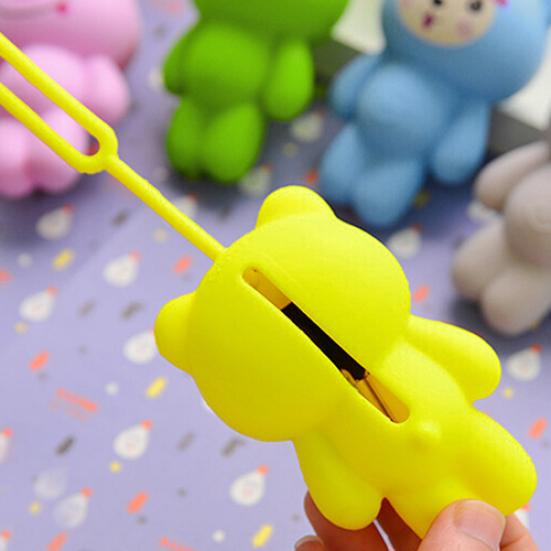 Niedlicher Cartoon Tier Silikon Schlüsselanhänger Münzfach Etui Tasche Geldbörse Anhänger