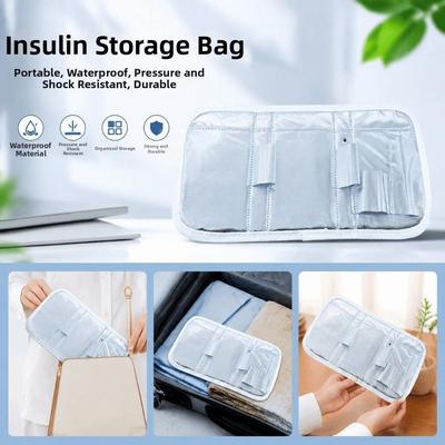 Foldable Insulin Cooling Bag Aluminum Foil Medicine Storage Bags Durable Insulin Cooler  Travel