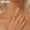 WOSTU Vintage 925 Sterling Silver Dragon Opening Ring For Women Lucky Gothic Animal Stackable Rings Party Punk Hiphop Gift