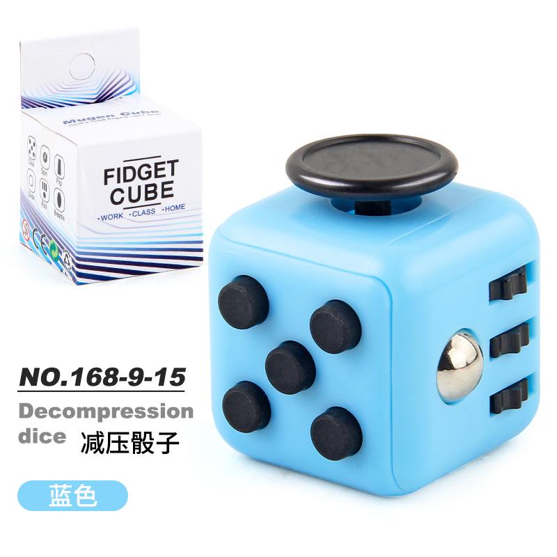New And Strange Toys Decompression Rubik'S Cube, Vent Decompression Dice, Press 6-Sided Finger Rubik'S Cube, Source Factory