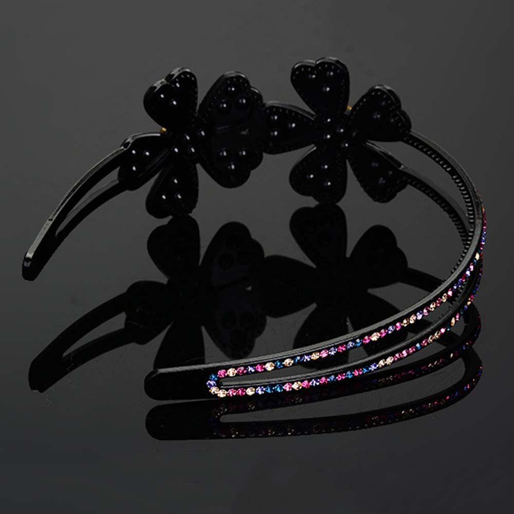 Girl Headband Domand Hair Hoop Korean Hairbands Women Hair Hoop Rhinestone Headband Flower Headband