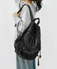 D.Lab Paul Glossy Backpack - Black + Free O-Ring Keyring