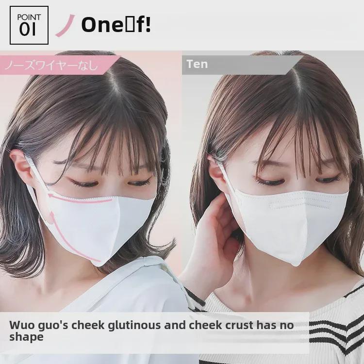 3D Stereo Sun Protection Mask: Thin, Colorful, Breathable, Ear-Proof, Full Japanese Packaging