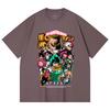 230 Gsm 100% Katoen My Hero Academia V6 Print Unisex Zwaar Katoen T-shirt