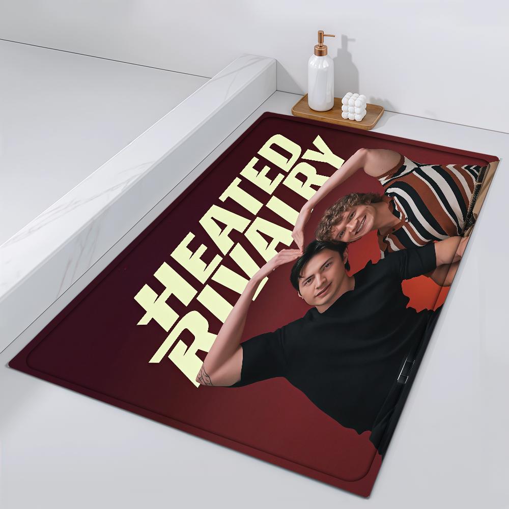 

Door H-Heated Mat Bedside Rivalry Entrance Bath Floor Exercise Decoration Corridor Door Mat Carpet Living Sports Room Balcony 40cm x 60cm