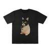Creative Thief Rabbit Parttern Printed Women Tshirts Shortsleeve Sweatshirts Summer Women Casual Tshirt Clothing