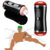 Male Sex Machine Realistic Blowjob Vagina Double Head Masturbator Cup Pocket Pussy Deep Throat Adult Toys For Men