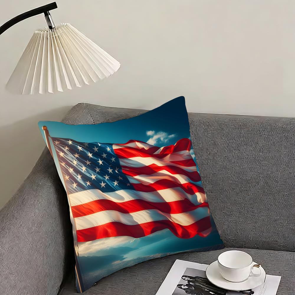 

The USA Fashion Cushion Cover Pillowcase Ultra Soft Skin Friendly Fabric Cloud Like Comfort Concealed Zipper 30x30cm