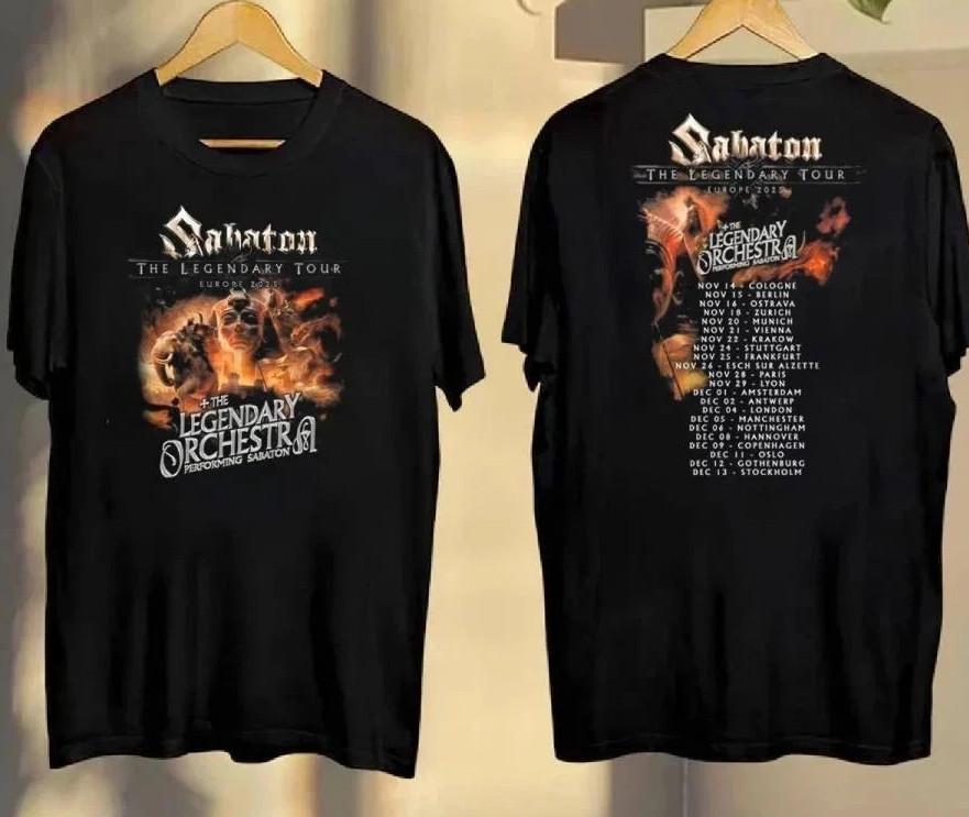Sabaton The Legendary Tour Europe 2026 T-shirtT-Shirt shirt S
