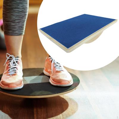 Balance Board ,Adults Rocker ,Wood for Leg Workout Outdoor Sports Exercise Yoga