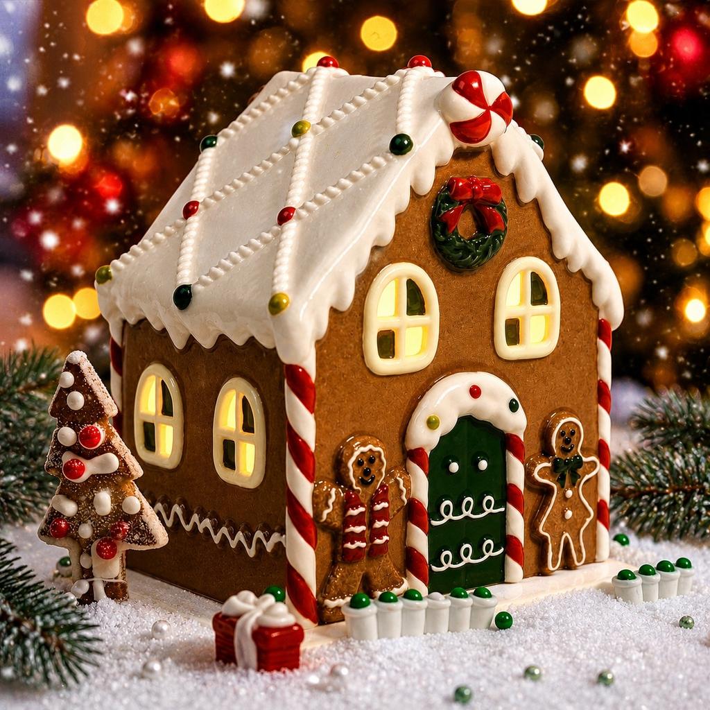 Electric Fireplace Lantern House for Wax and Oils Christmas