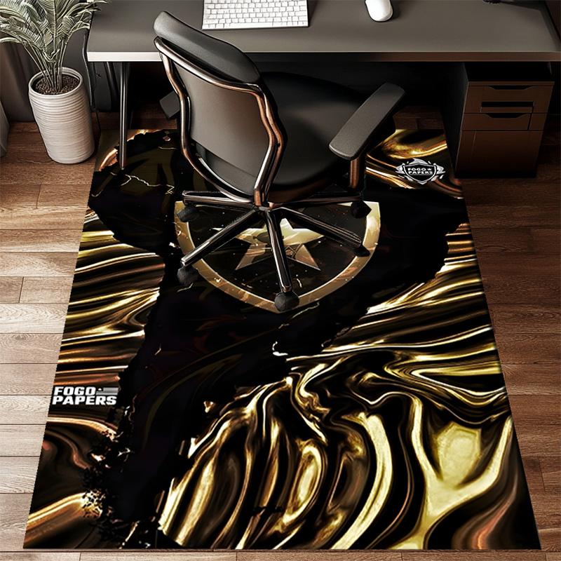 Botafogo Football Club Printed Office Carpet Chair Cushion Entryway Rug, Rugs for Living Room, Bedroom Christmas gifts