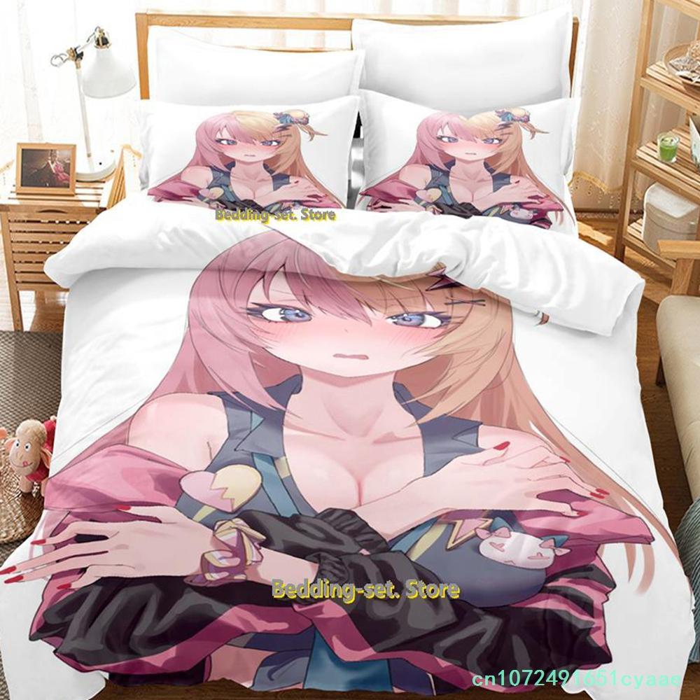 Kotoko Torahime Bedding Set Single Twin Full Queen King Size Bed Set Adult Kid Bedroom Duvetcover Sets Anime Parure De Lit Bed