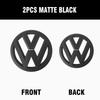 1/2Pcs Car Front Bonnet Grill Rear Trunk Emblem Logo Cover For Volkswagen VW Golf 4 5 6 7 8 MK6 Golf 7 Sportvan Polo 2013-2020 Bu2