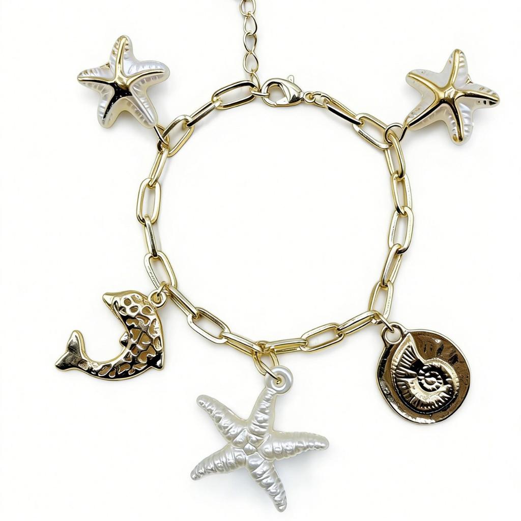 European and American sea shell  fashion holiday wind summer beach beaded ocean shell  jewelry