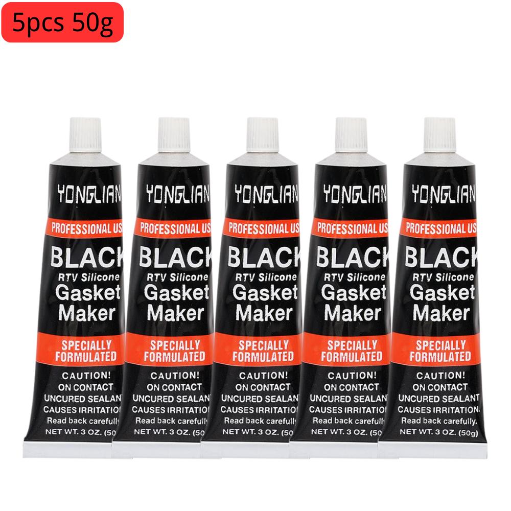 Black Liquid Gasket Sealant - Automotive Engine Sealants, Oil Resistant Gasket-Free Car Sealant, Liquid Gasket Sealer