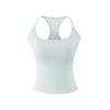 Women's Racerback U-neck Sports Vest with Built-in Bra Pad for Yoga & Pilates