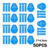 50PCS Dedust Absorber Sticker Cleaners Cleaning Tool for Watch Cellphone Computer Screen Protector Dust Removal Stickers