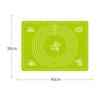 Multicolor Silicone Baking Mat Baking Sheet Pizza Dough Mat Soft Rolling Pastry Board Cutting Fondant Cake Dough Pad Bakeware
