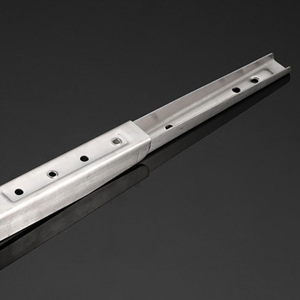 Folding Stainless Steel Bracket 14 Inches Wall Mounted Shelf Support Rack Heavy Duty Loaded Bracket for Home Office Store Use