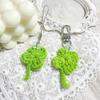 Four Leaf Clover Lucky Keychain Creative Knitted Clover Keychain Exquisite Backpack Decoration Accessories Gifts
