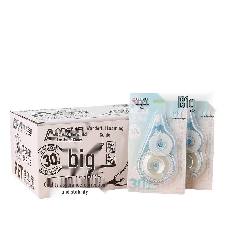 Correction Tape 30m, Large Capacity, Transparent for Students