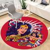 1pc Wonder Woman Office Round Area Rug, Under Office Chairs Bedroom Living Room Home Decor, Room Deco, Available in Various Sizes