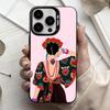 F-Frida-A K-Kahlo-g A-Art  Phone Case For iPhone17,16,15,14,13,12,11 Plus,Pro Max Black Candy Silver Plated Cover