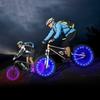Bike Tire Lights Remote Control Bike Spoke Lights 16 Colors Cycling Decoration Safety Warning Tire Strip Light Bike Accessories