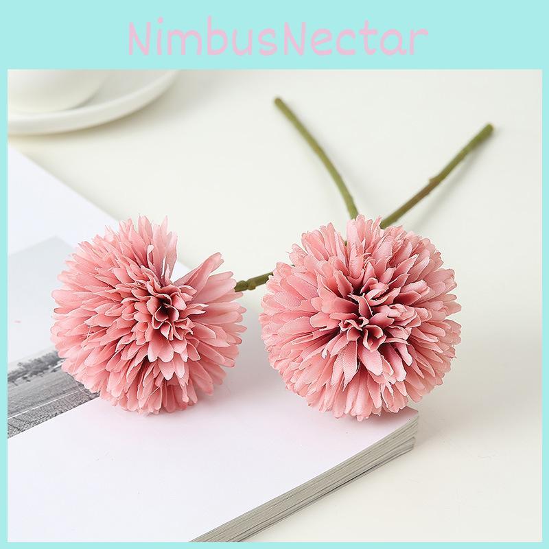 Floral Ball Chrysanthemum Silk Flower For Party Decor And Props Photography