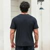 Dibinze Men's Plus Size Ice Silk Short Sleeve T-Shirt