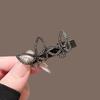 Sparkling Diamond Butterfly Shaped Hair Clip Exquisite Metallic Texture Broken Hair Clip Fashionable Girl Hair Accessory